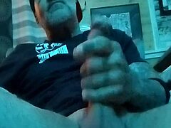 Hey, check out this gay guy with a big cock masturbating like a jack hammer