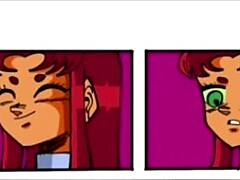 teen titans get relief from big cocks 😏