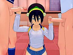 Koikatsu Nezuko twerks with sexy pussy chat