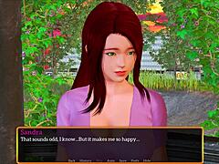 my new family plays a game together in the house