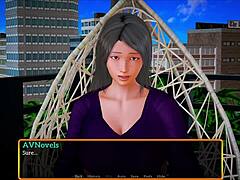 my new family plays a game together in the house