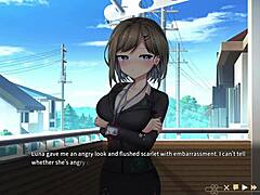 Ghost marriage matchmaking VN hentai game night 1: Luna blowjob scene