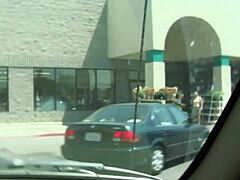 Two girls perform intense blowjob threesome