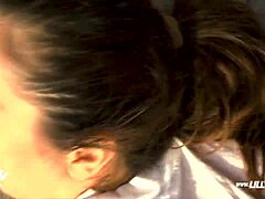 Fan Suddenly Fucks Lilly Lil In Outdoor Anal Creampie With Oil!