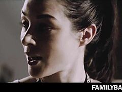 Roller sis seduces teen in sanitary