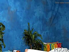 Skinny Blondie Enjoys Blowjob!