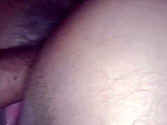 He bent her over and fucked his hot Brazilian girlfriend doggystyle, enjoying her big ass and pussy.