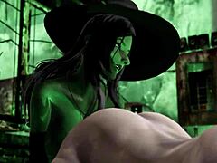 Cuming Inside Witch Gruntilda on Halloween Night