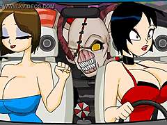 Resident Evil Animation Flash with Monster Boobs in Wild Cartoon Action. Dive into Hentai Game Now!