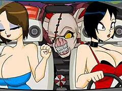 Resident Evil Animation Flash with Monster Boobs in Wild Cartoon Action. Dive into Hentai Game Now!