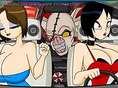 Resident Evil Animation Flash with Monster Boobs in Wild Cartoon Action. Dive into Hentai Game Now!