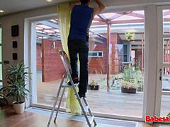 Rough pounding on this HOT blonde BABE!