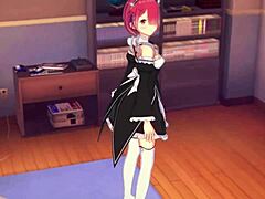 Loving Ram Rides in Romantic Re Zero Atmosphere