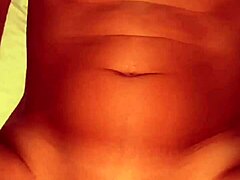 Pulsing Shaved Pussy Explodes in Powerful Orgasm with Amateur Wife