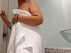 Steamy dance in a millionaire's bathroom