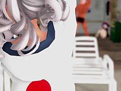 'Love me if you can!' Prinz Eugen and Kashima in MMD R18!