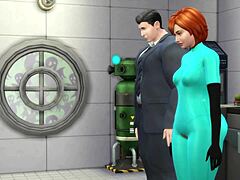 Danny Phantom Bends Mom Over in Sims 4.