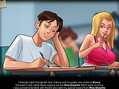 Steamy summer-themed erotic story with PC gameplay