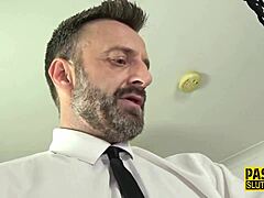 Bound Submissive In Lingerie Scene