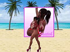 Let's Play Lacey's Workout Featuring Big Tits and Toys