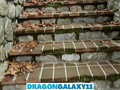 Brunette Amateur Gives Outdoor Blowjob in Park POV