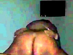 Claudia rides in reverse cowgirl, her fat ass bouncing as she reaches orgasm.