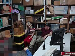 Thief fucks officer while bf watching 👀