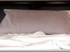 Sexy blonde girl poses for camera