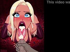 Blonde cumdump animation is pure hentai gold