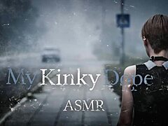 ASMR Oil and Cream Massage on Tattooed Teen Cosplay Body