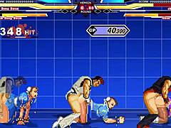 Chun-Li Faces a Wild 6P Encounter in Hentai