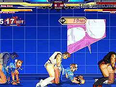 Chun-Li Faces a Wild 6P Encounter in Hentai