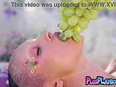 beautiful teen sunny poses outdoor in lingerie