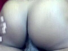 Ebony Babe Sucks Fat Cock