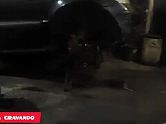 Closed shop for sound test, ended in anal sex?