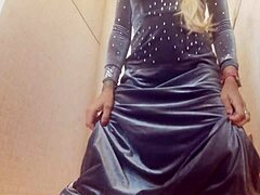 i feel so drawn to elsa's cosplay blonde bent over in doggystyle ass play