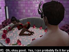 Girl next door chapter 18 features Vanessa's special guest in Sims 4 story