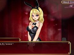Bunny Girl in Hentai Game Makes Me Cum Fast