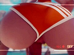 Overwatch Tracer Rides Cock At The Beach! Get That Creampie In Public!