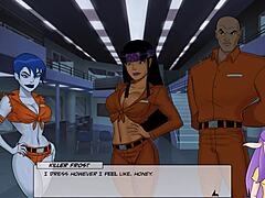 big tits redhead babe in hentai game something unlimited part 126