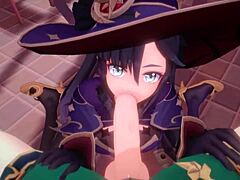 Mona Seduces In Cowgirl Riding After Blowjob In Anime Hentai Cartoon