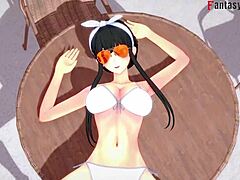 Yor Forger In Bikini Pool Scene