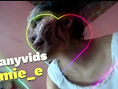 Slut Destroys His Face With A Lot Of Spit Full Deepthroat!