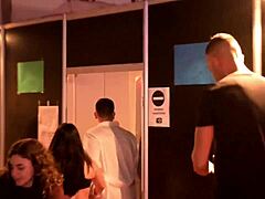 Horny milf ana vs big dick in public