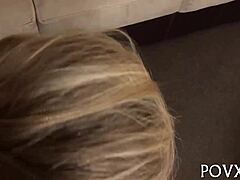 Brynn Tyler gives hot blowjob then gets fucked rough in POV!