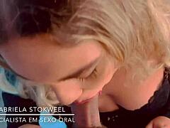 gabriela stokweel gets milk jets on her blonde face, schedule your time with me