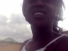 A Crazy Woman Searches a Supermarket for a Lighter to Smoke