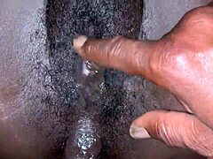 Anal Orgasm Hits Hard in Intense Chocolate Assfucking Session!