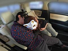 Wife Creampied After Intense Love with Husband Before Outing in Car