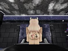 Blonde Succubus Devours Cat Boy Dick With Big Tits